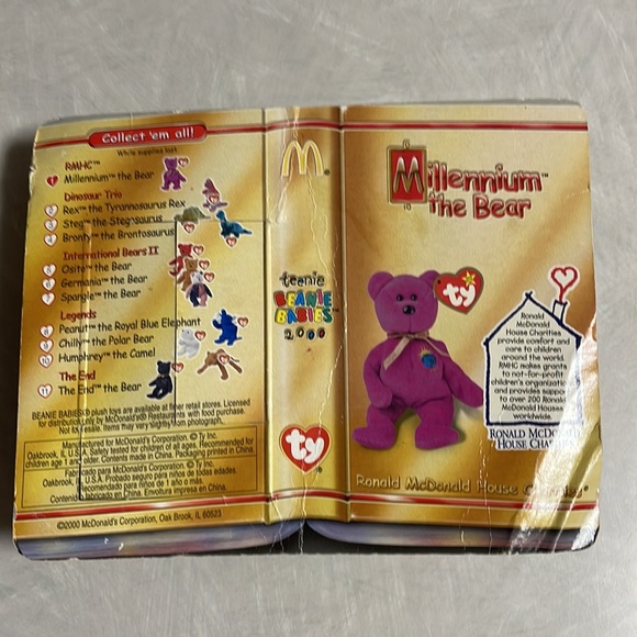 Ty beanie. Millennium and Germania the bears. 1999 Mc Donald’s collect… - Picture 2 of 5